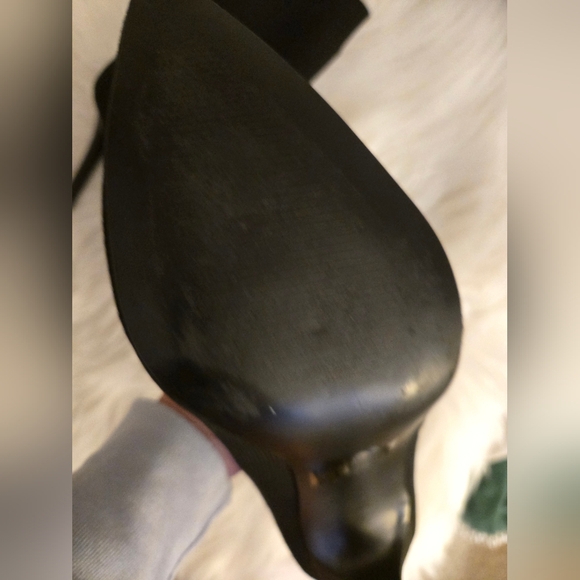 Steve Madden Claire Mesh Stilletto black boots | size 8.5 - Picture 5 of 10